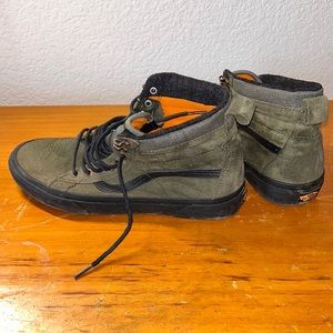 Vans MTE Pat Moore Live Free or Die SK8 high old skool, green, black & orange